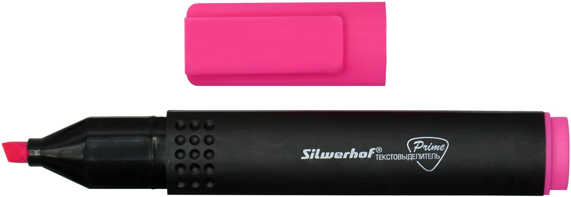 Текстовыделитель Silwerhof Prime 108031-08, скошенный пишущий наконечник, 1-4мм, розовый, коробка