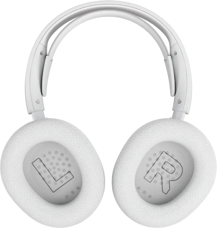 Наушники с микрофоном Steelseries Arctis Nova 5 белый накладные BT/Radio оголовье (61671)