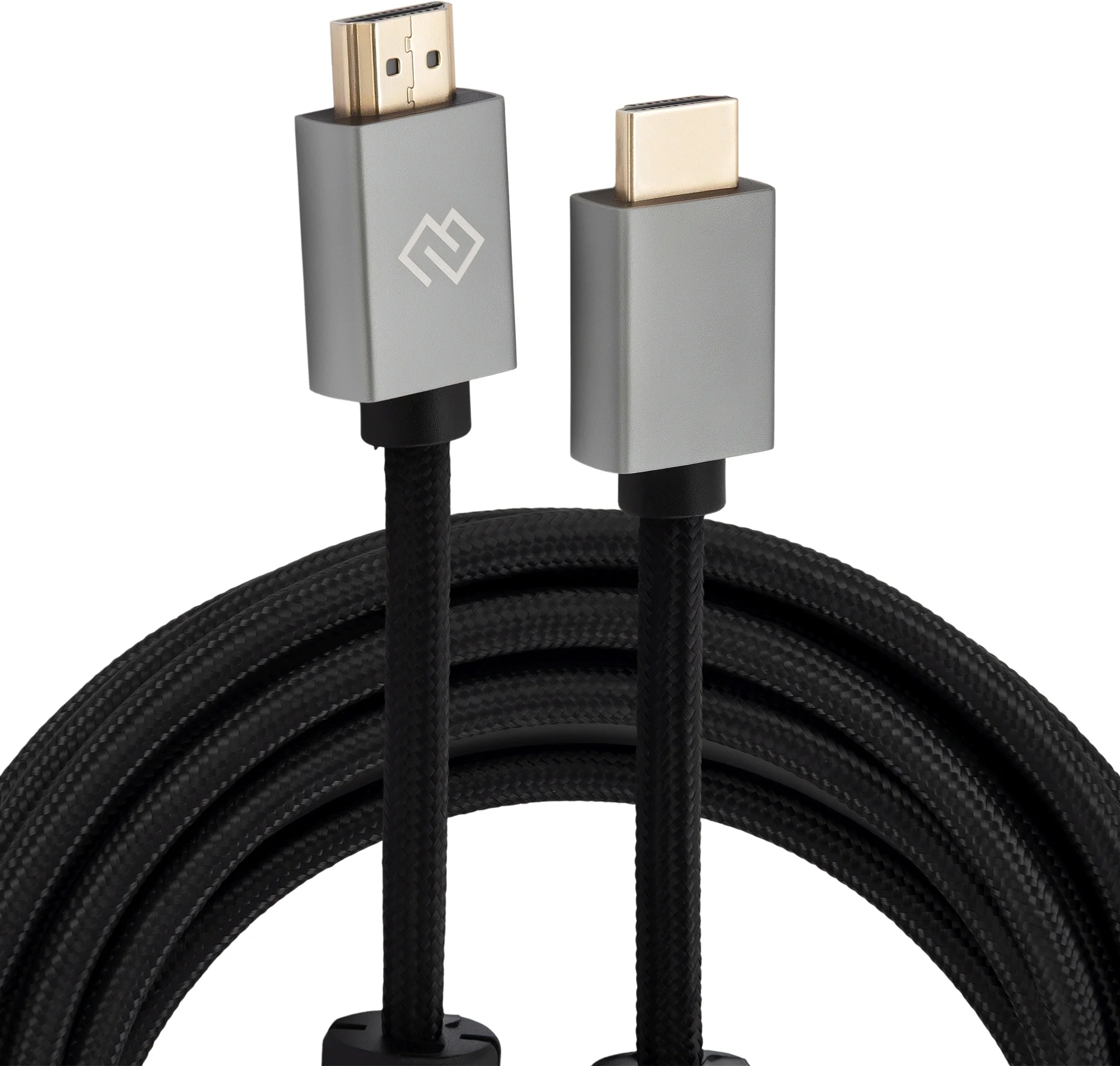 D-HDMI-2FF-V2.0-5M Кабель аудио-видео Digma HDMI (m)/HDMI (m) 5м.  феррит.кольца  позолоч.конт.  черный ()