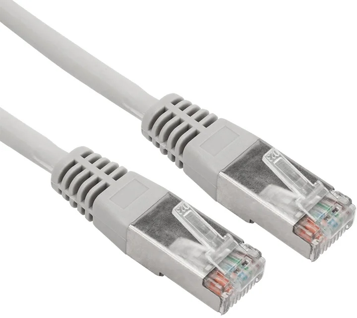 Rexant (18-8005) Шнур коммутационный, патч-корд U/UTP RJ45-RJ45, CAT 5e,  LSZH серый, 2м