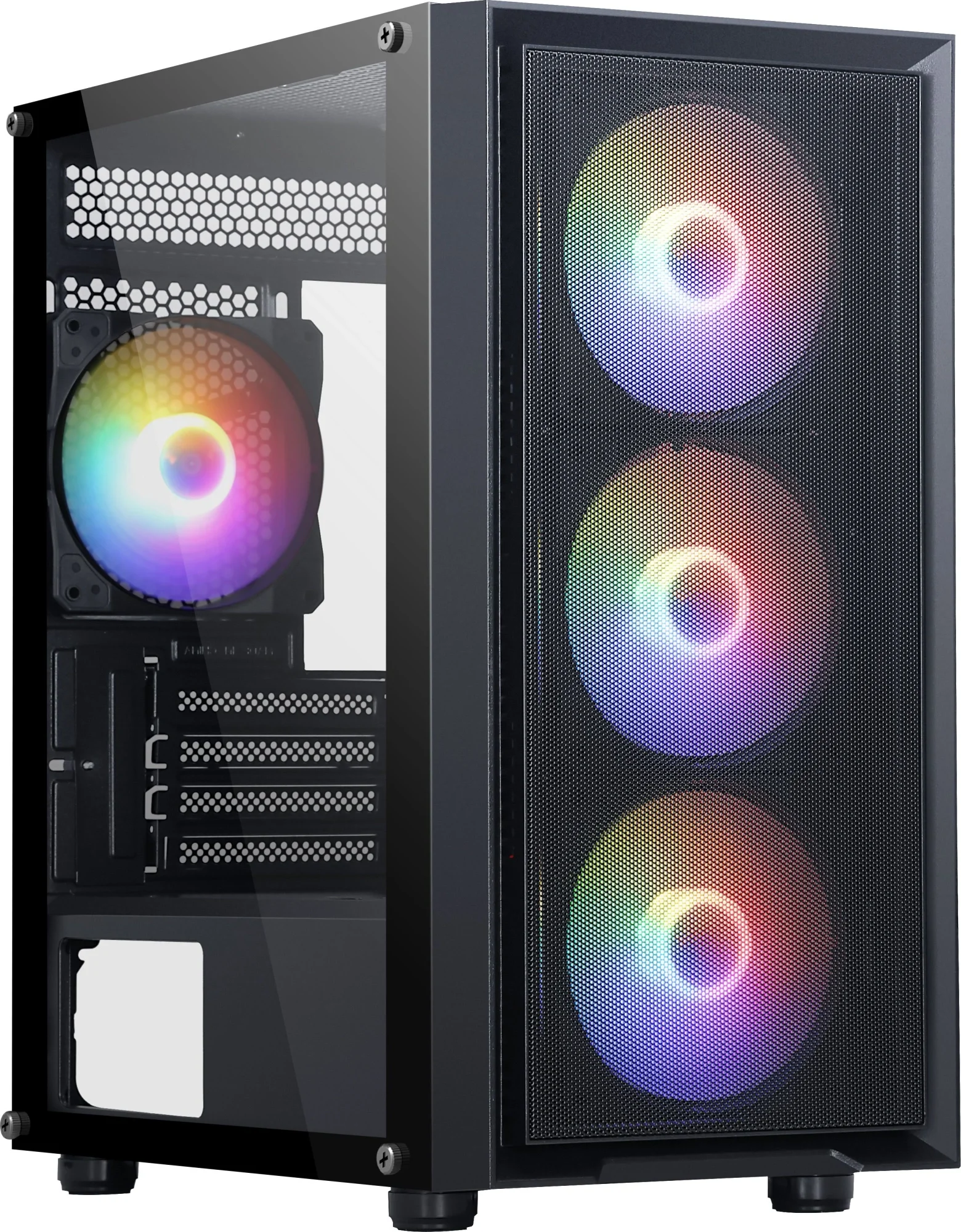 Компьютерный корпус Accord M203 черный без БП mATX 2xUSB 2.0 1xUSB 3.0 1xUSB3.1 audio bott PSU