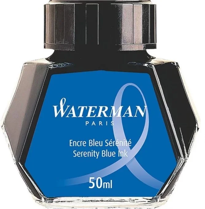 Чернила WATERMAN (Франция), 50 мл, S0110720, синие