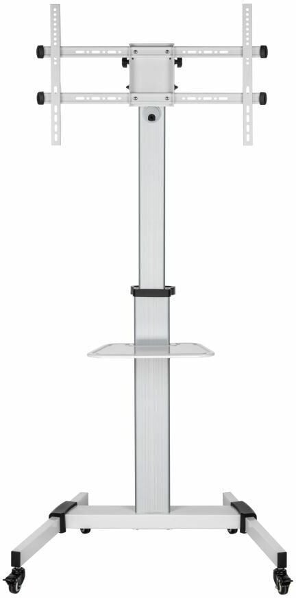 Подставка для телевизора Ultramounts UM307W белый  37"-86"  макс.50кг  напольный мобильный