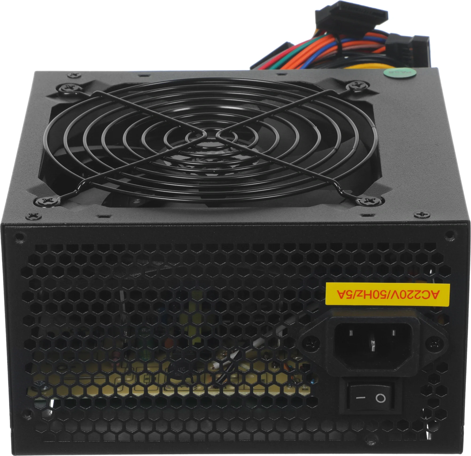 Exegate EX282070RUS-S Блок питания 550W ExeGate XP550, ATX, SC, black, 12cm fan, 24p+4p, 6/8p PCI-E, 3*SATA, 2*IDE, FDD, 282081 с защитой от выдергивания