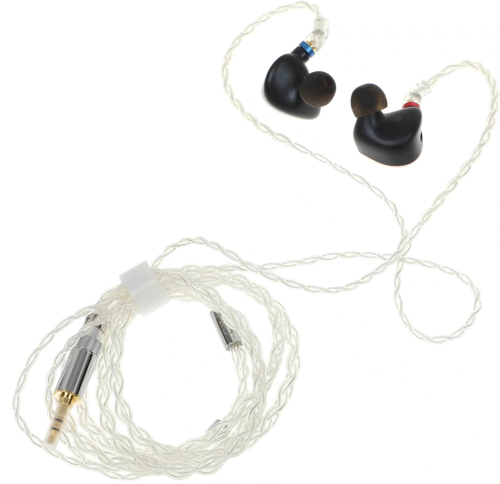 Проводные наушники FiiO FH5s черный/медный, внутриканальные, Jack 3.5/2.5/4.4 мм, сменные штекеры