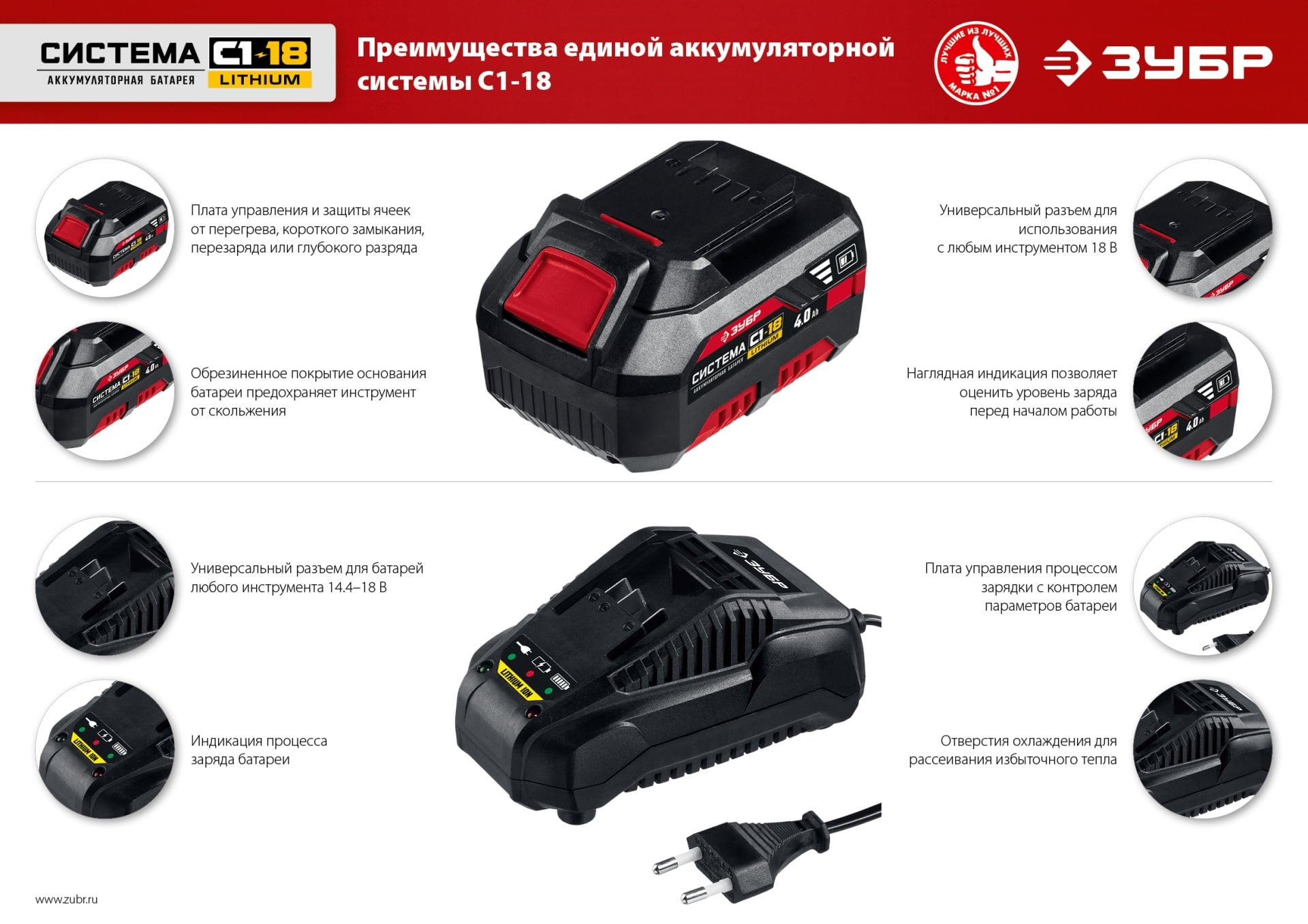 Дрель-шуруповерт Зубр ДШУ-185-22 аккум. патрон:быстрозажимной (кейс в комплекте)