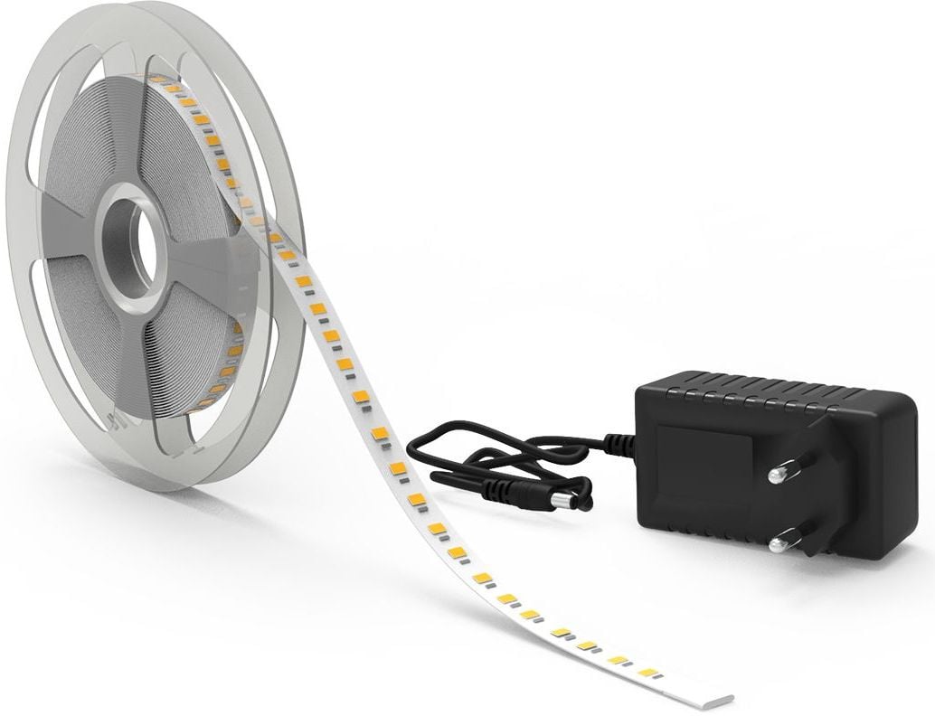 Лента светодиодная Basic в комплекте Gauss 12V 14,4W/m 1400lm/m 3000K IP20 LED 5m 1/50