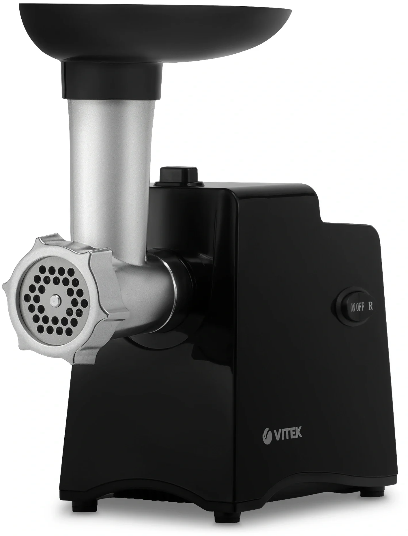 Мясорубка электрическая Metropolis Vitek VT-3644 черный, 2000 Вт, 1.8 кг/мин, реверс, насадки - 1