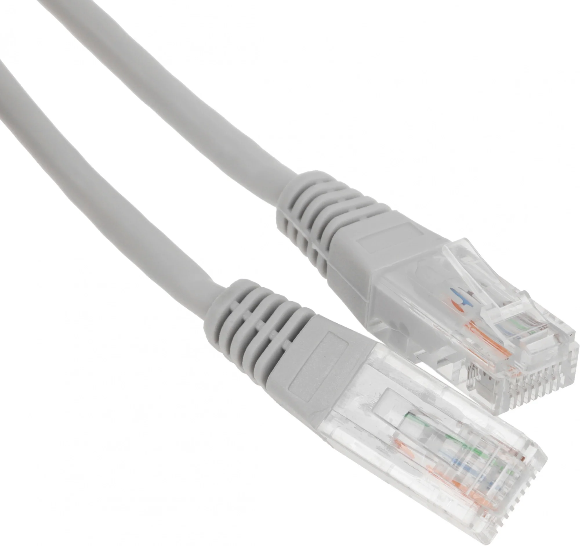 Патч-корд Lanmaster TWT-45-45-1.5-GY UTP RJ-45 вил.-вилка RJ-45 кат.5E  1.5м  серый  ПВХ (уп.:1шт)