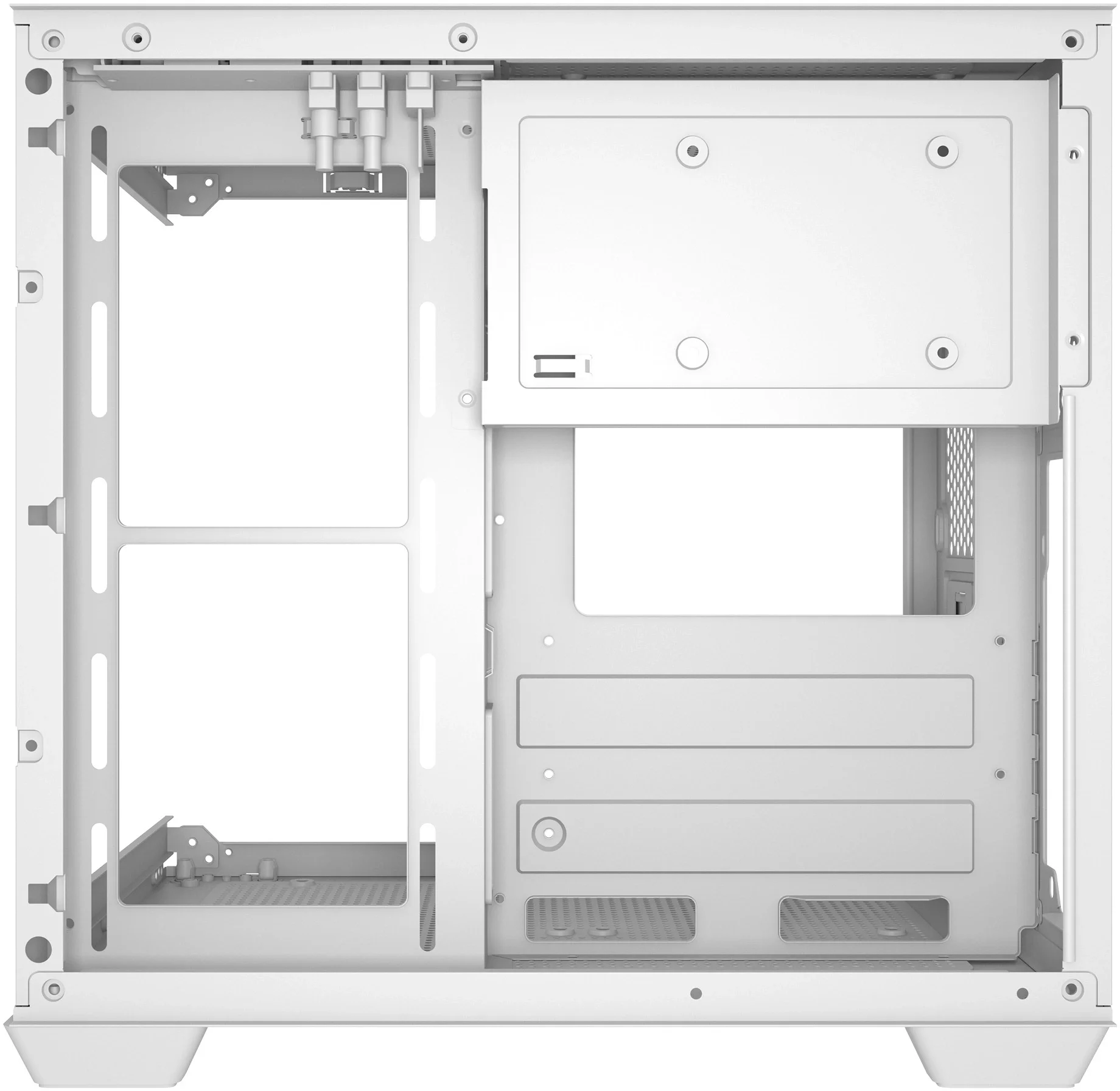 Корпус для ПК Bloody - CC-121, mITX, mATX, 2х2.5", 1х3.5", 1xUSB2.0, 1xUSB3.0, Mini Tower, без БП, цвет белый, CC-121-WH