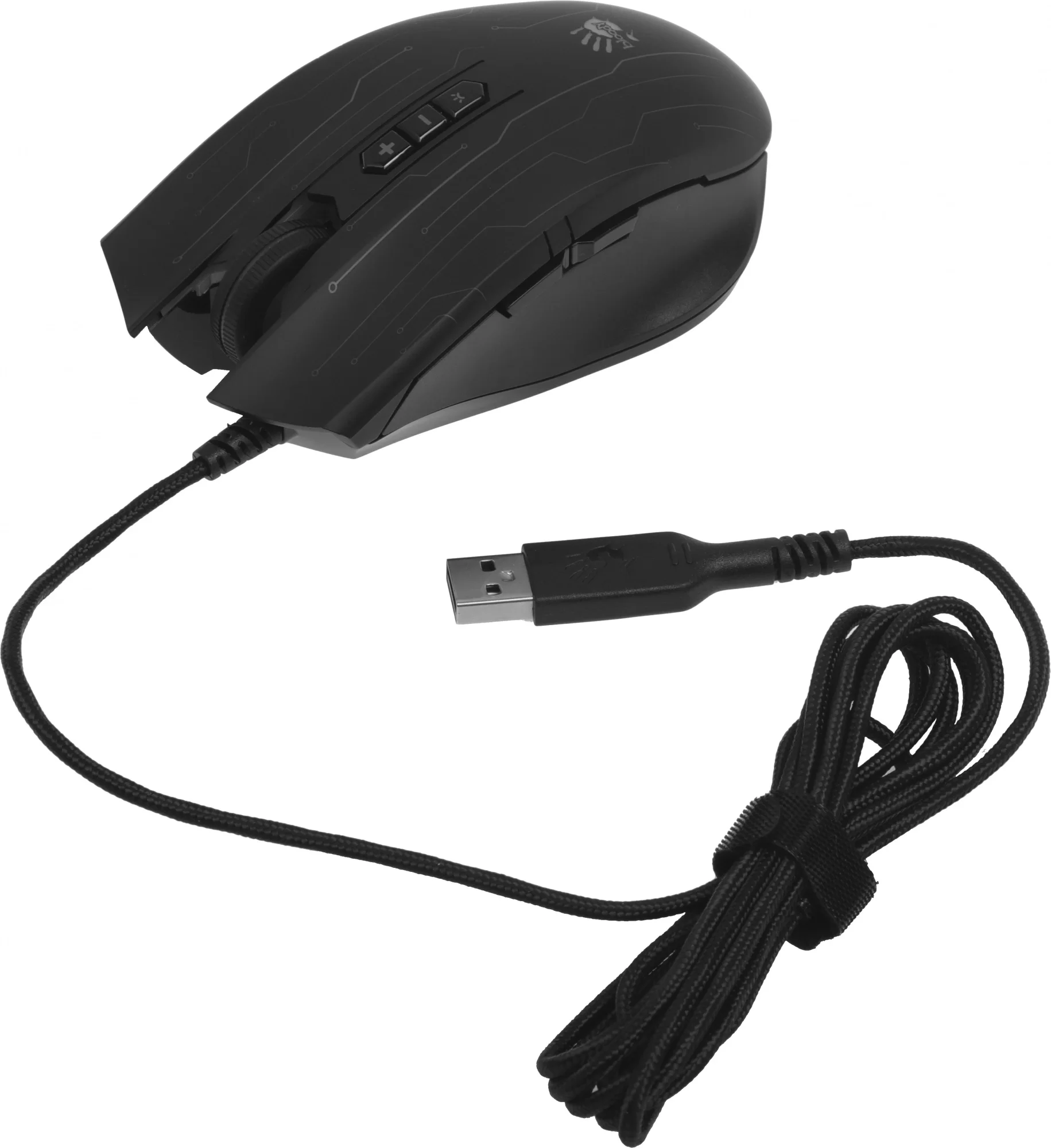 A4Tech Bloody Q82 black/picture optical (3200dpi) USB Gaming (8but) [492782]