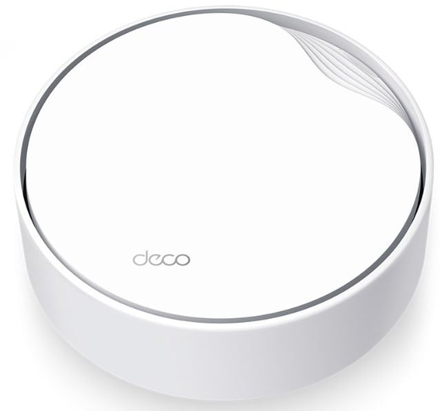 Бесшовный Mesh роутер TP-Link Deco X50-PoE(1-pack) AX3000 1000/2500BASE-T белый