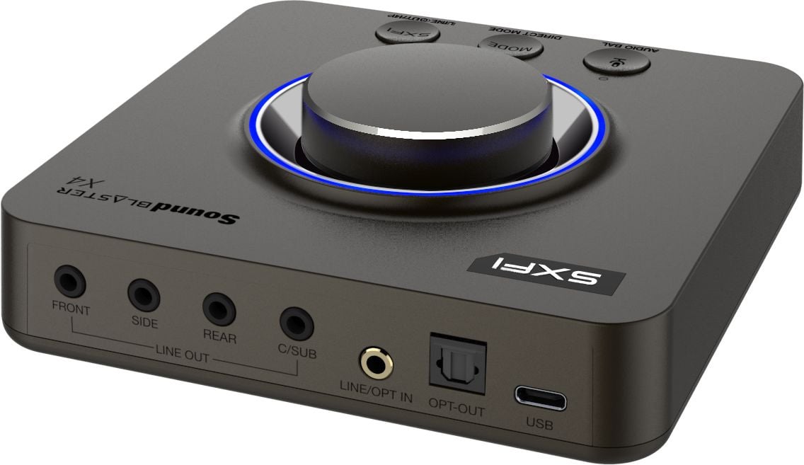 Звуковая карта Creative USB Sound Blaster X4 (Super X-Fi Ultra DSP) 7.1 Ret