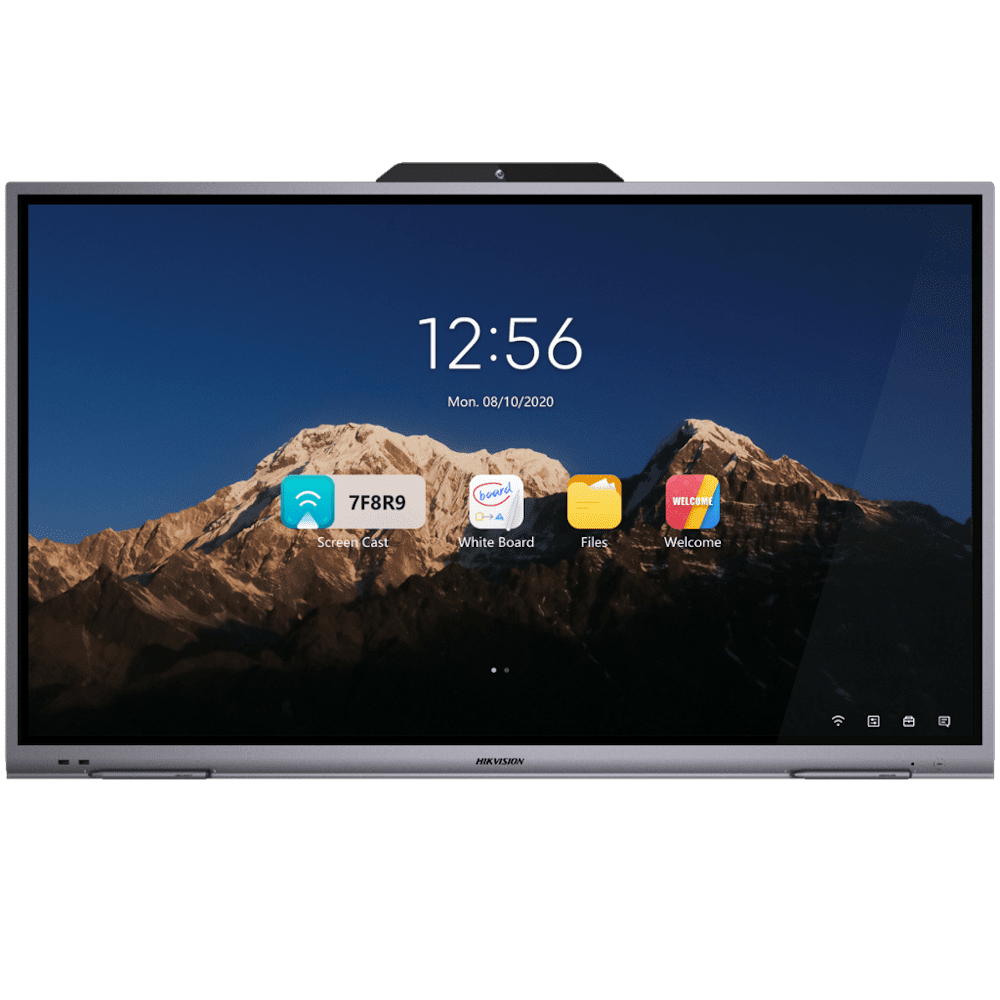 Интерактивный ЖК-дисплей Hikvision DS-D5B86RB/C, 86", UHD, до 45 касаний, Wi-Fi, со встроенными колонками, черный