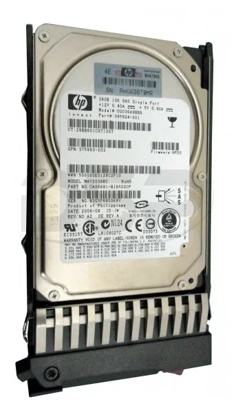 36.4GB HP Pluggable SAS SFF SP 10K Universal Hard Drive