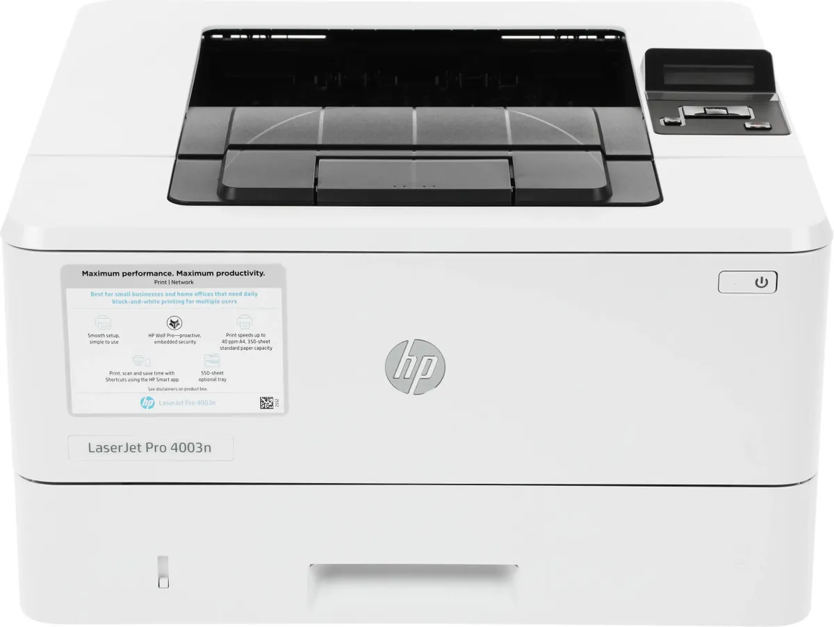 HP LaserJet Pro 4003N <2Z611A> (A4, 40 стр/мин,  256Mb,  LCD,  USB2.0, сетевой)