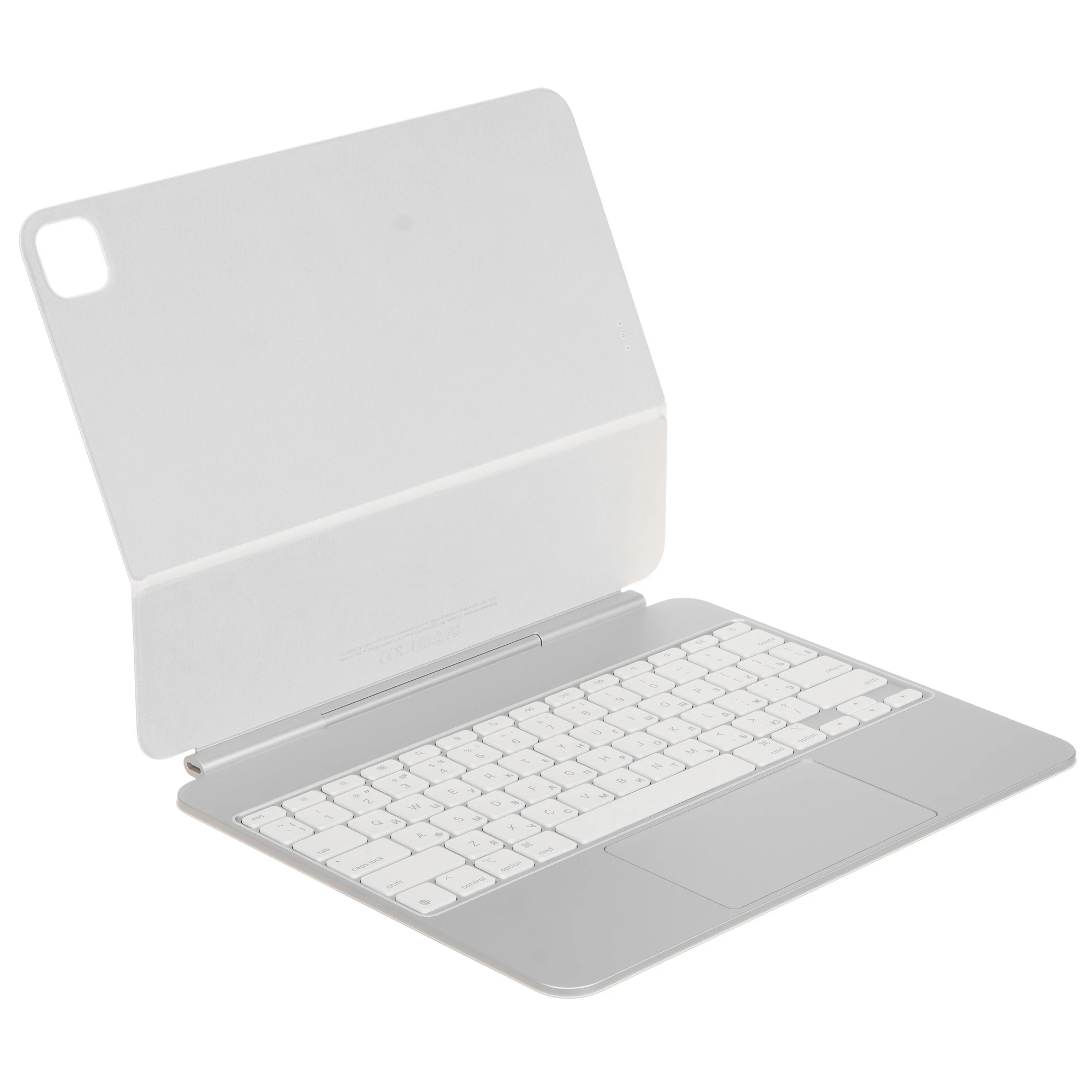 Чехол-клавиатура Apple Magic Keyboard для Apple iPad Pro 13" (M4) Русская гравировка белая