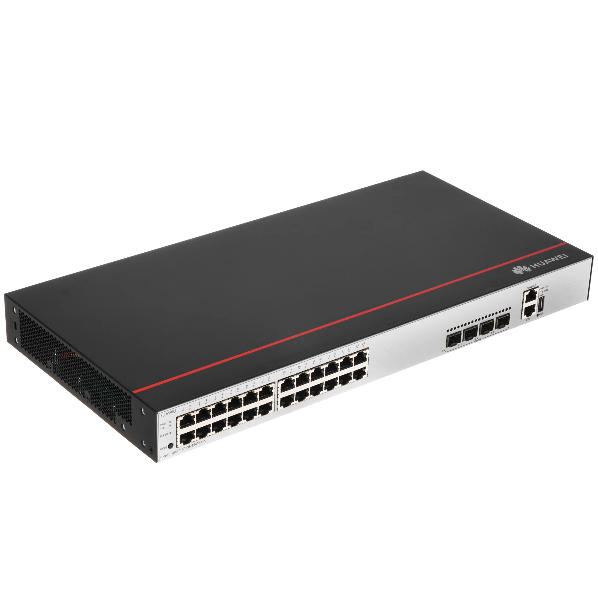 Huawei FutureMatrix S1730S-S24T4X-A1 портов-24 , управляемый, монтируемые в стойку, 1000 Мбит/сек, 100 Мбит/сек, 10 Гбит/сек, SFPx4