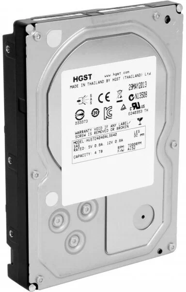 Накопитель 4Tb Hitachi Ultrastar 7K4000 (HUS724040ALS640) {SAS 6Gb/s, 7200rpm, 64mb buffer, 3.5"}