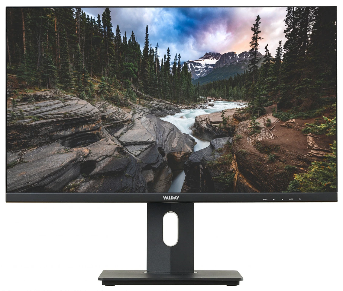 23.8" Valday IP238VL1 black (IPS, 1920x1080, 16:9, 178/178, 250cd/m2, 5ms, 75Hz, HAS, VGA, HDMI, DP,  USB-hub,  MM)