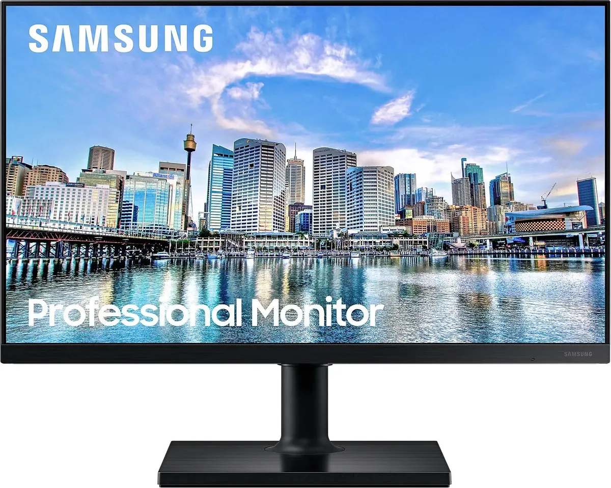 LCD Samsung 27" F27T450FQI черный {PLS 1920x1080 75Hz 5ms 16:9 1000:1 300cd 178/178 2xHDMI DisplayPort 2xUSB2.0 HAS VESA}