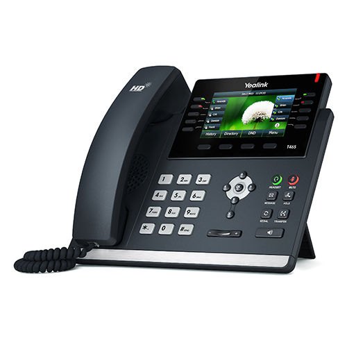 Yealink SIP-T46S SIP-телефон, цветной экран, 16 линий, BLF, PoE, GigE, БЕЗ БП