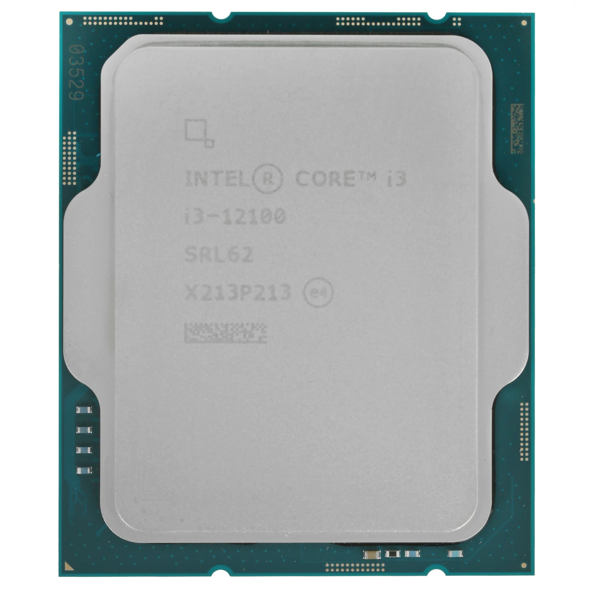 Центральный Процессор Intel Core i3-12100 BOX (Alder Lake, Intel 7, C4(0EC/4PC)/T8, Performance Base 3,30GHz(PC), Turbo 4,30GHz, Max Turbo 4,30GHz, UHD 730, L2 5Mb, Cache 12Mb, Base TDP 60W, Turbo TDP 89W, S1700) (238458)