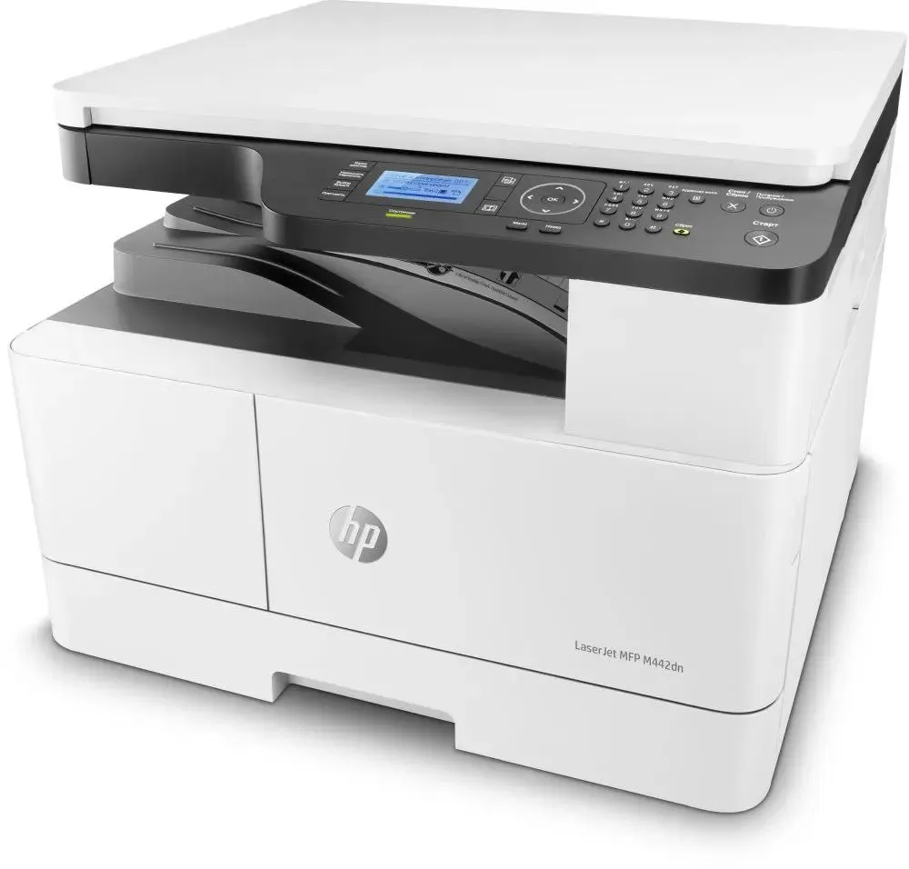 HP LaserJet Pro M442dn A3 Net белый/черный 8AF71A (A3, 24стр/мин, 512Mb, LCD, лазерное МФУ, USB2.0, сетевой, двусторонняя печать)