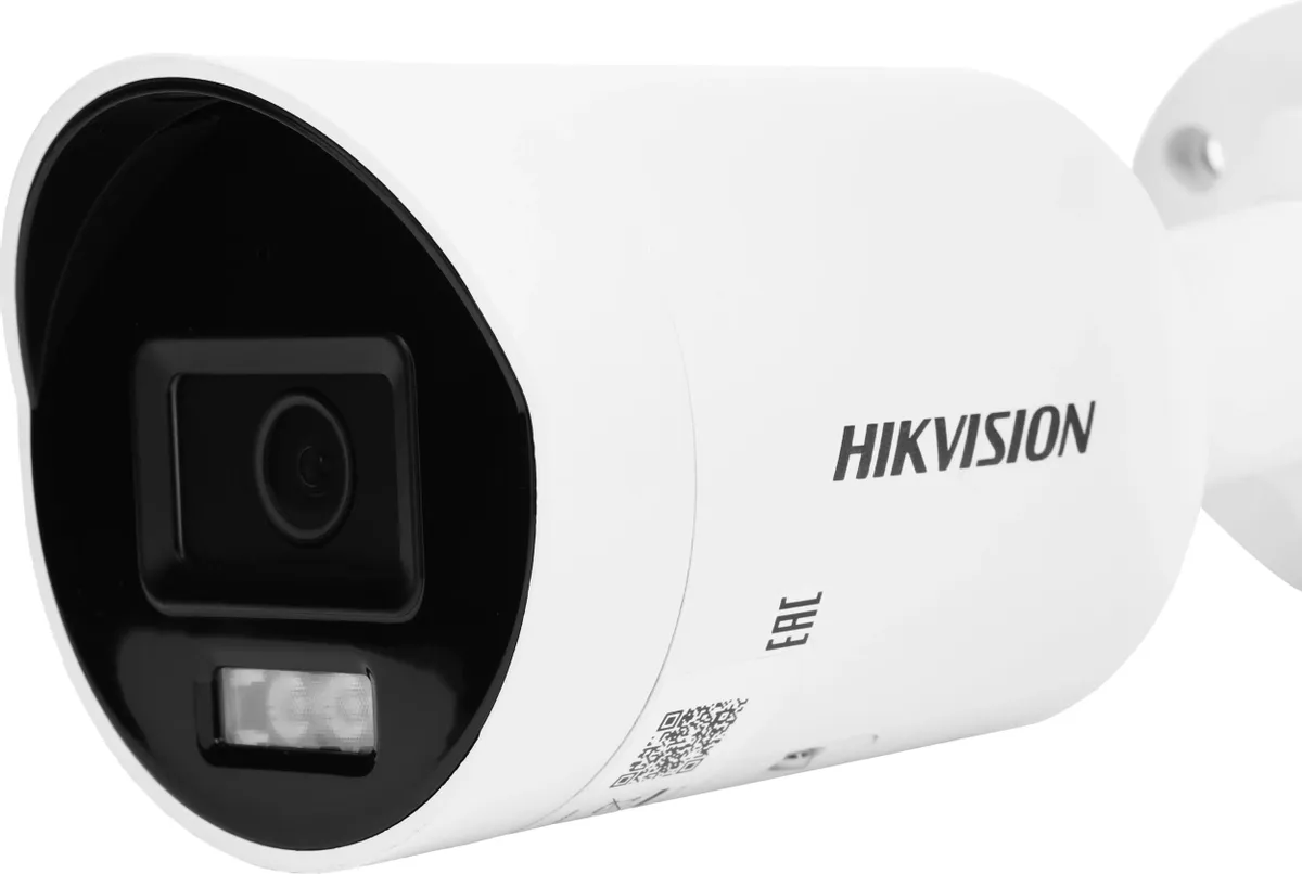 HIKVISION DS-2CD2023G2-IU 2.8MM {2Мп уличная цилиндрическая IP-камера с EXIR-подсветкой до 40м и технологией AcuSense1/2.8" Progressive Scan CMOS; угол обзора 107°;механический ИК-фильтр; 0.005лк}