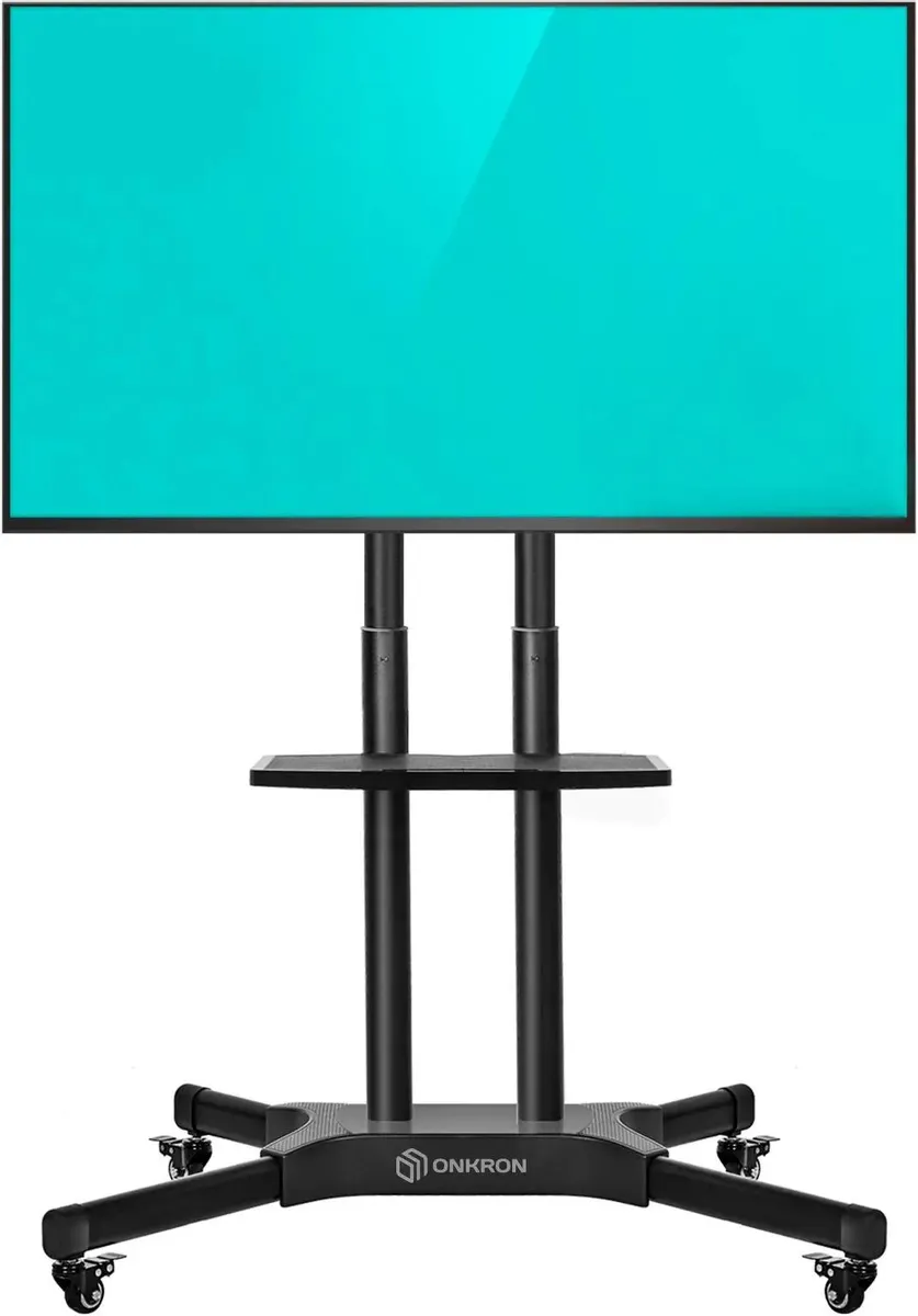Подставка для телевизора Onkron TS1351 черный 40"-65" макс.45.5кг напольный мобильный