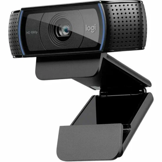 Logitech HD Webcam C930c черная, 3Mp, FHD 1080p@30fps, автофокус, 4х zoom (1080p), угол обзора 90°, складная подставка, USB2.0, кабель 1.5м 960-001260