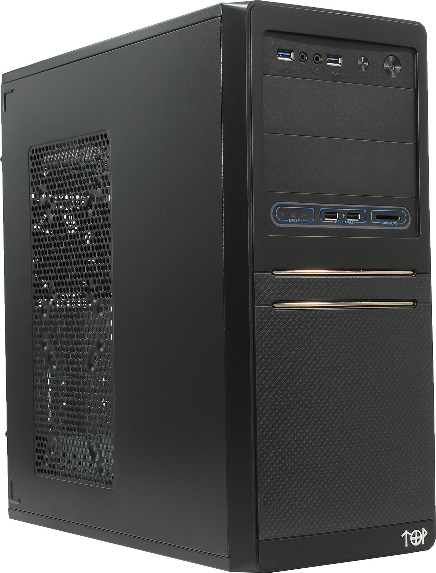 Корпус PowerCool TOR 2, Mini-Tower, ATX, 500 Вт, ИБП 650 ВА