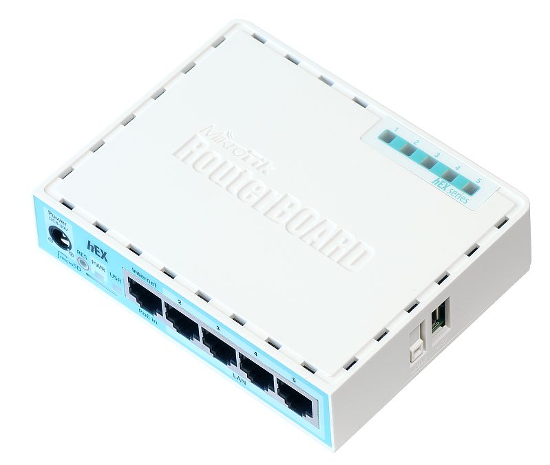 Mikrotik hEX RB750Gr3, 5 портов 10/100/1000, процессор 880MHz, 256RAM, 16Flash, поддержка карт памят