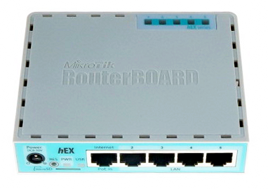 Mikrotik hEX RB750Gr3, 5 портов 10/100/1000, процессор 880MHz, 256RAM, 16Flash, поддержка карт памят