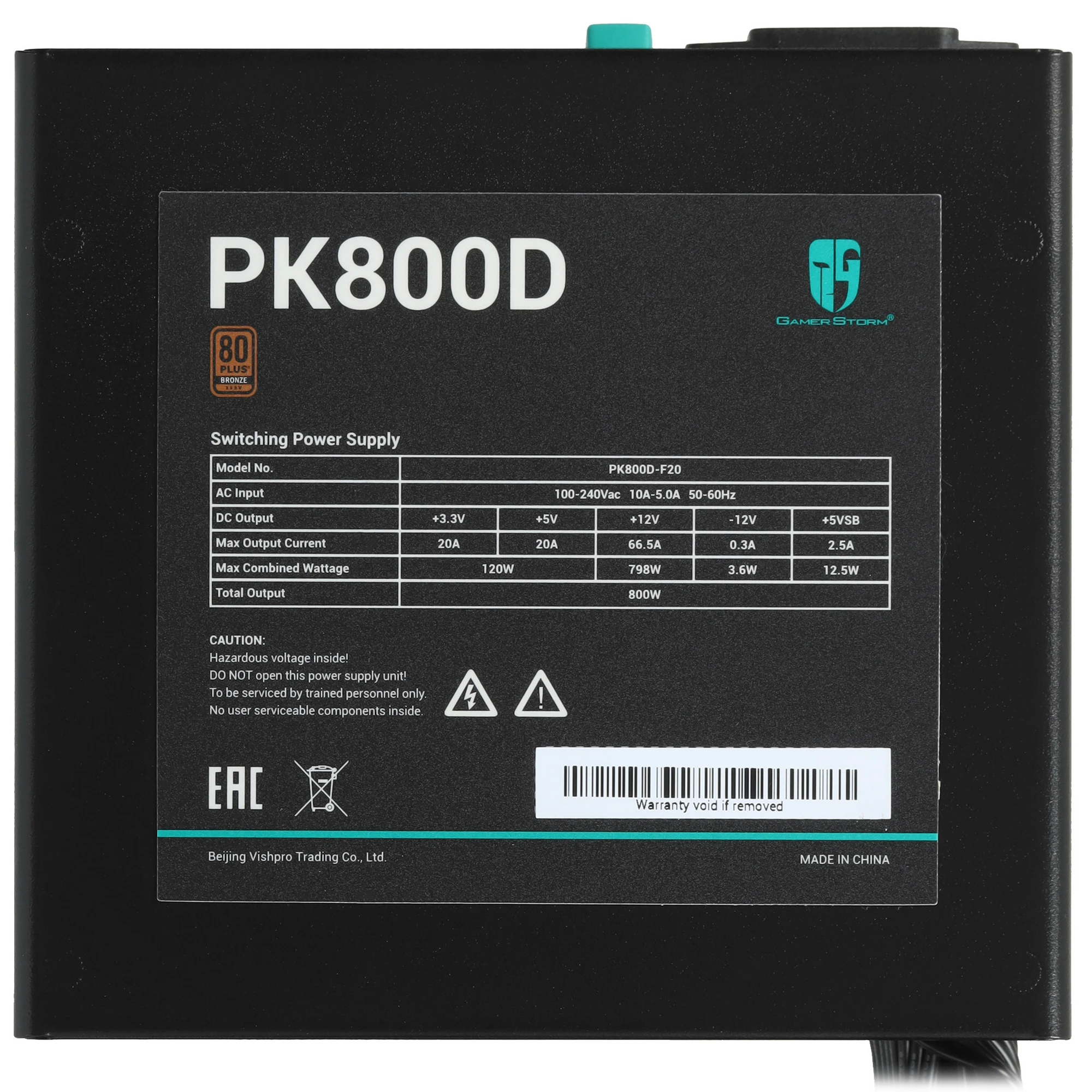 800W GamerStorm PK800D (R-PK800D-FA0B-WGEU)