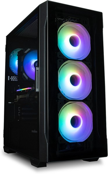 Компьютерный корпус MidiTower Zalman I3 NEO TG Black (ATX, front mesh, TG window, USB 2.0 x1, USB 3.0x2, 4x120мм RGb fan, без БП) (I3 NEO TG Black)
