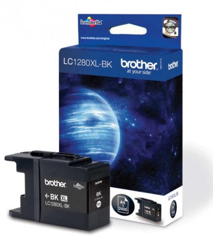 Картридж струйный Brother LC1280XLBK черный (2400 стр) для Brother MFC-J6510DW, MFC-J5910DW, MFC-J6710DW, MFC-J6910DW, MFC-J6710D