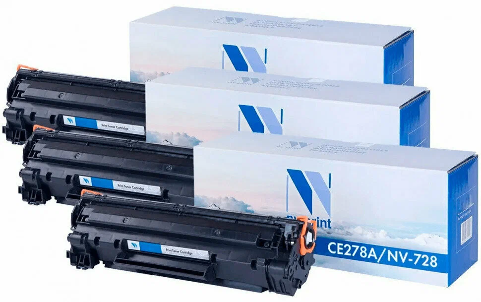 NV Print NV-CE278A/NV-728 Canon 728 "Univ" для hp LJ M1536/1566/P1606, Canon MF-4410 (2100k)