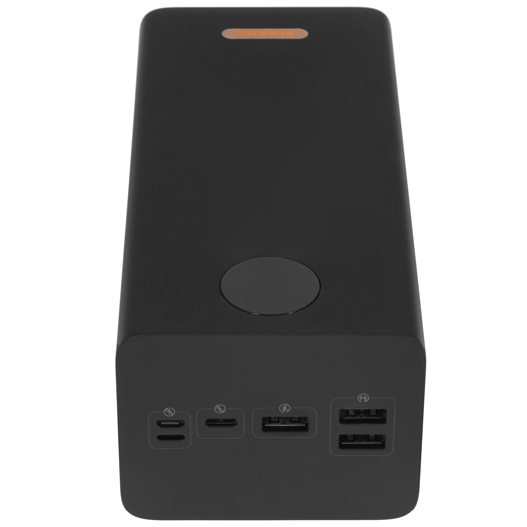 Мобильный аккумулятор Romoss PEA60, 60000мAч, 22.5 Вт, USB-A - 3 шт, USB-C - 1 шт, дисплей, черный