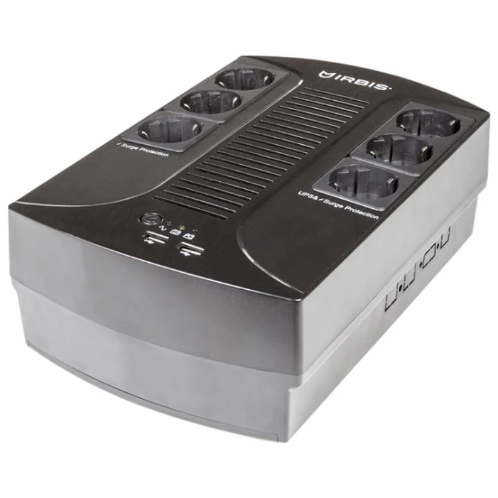 ИБП IRBIS ISBR600E, 600VA/360W, Line-Interactive, AVR, 6xSchuko