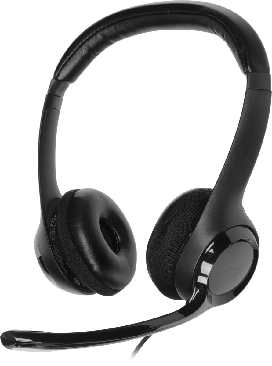 Logitech USB Headset H390 (наушники с микрофоном, с рег.громкости, USB) 981-000406/981-000803