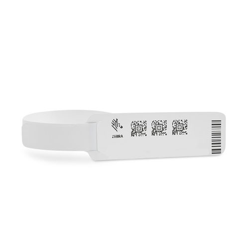 Браслеты Zebra Z-Band Direct 10005008 Wristband, Polypropylene, 1x11in(25.4x279.4mm);DT,Coated, Permanent Adhesive,1in (25.4mm) core, 200/roll