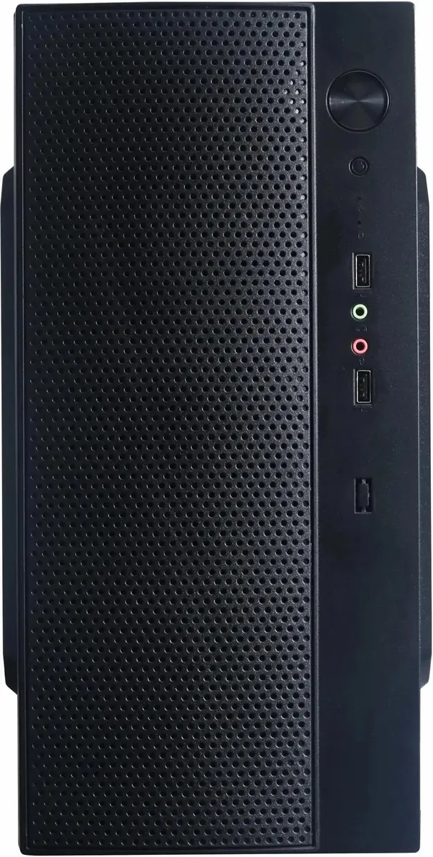 Minitower Accord ENTRY ACC-242B черный без БП mATX 2xUSB2.0 audi