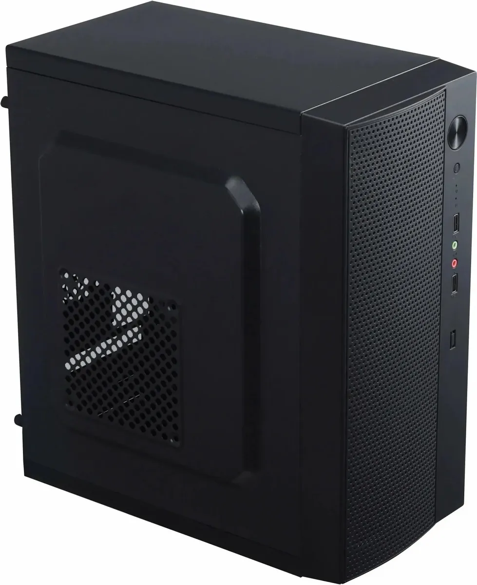 Minitower Accord ENTRY ACC-242B черный без БП mATX 2xUSB2.0 audi