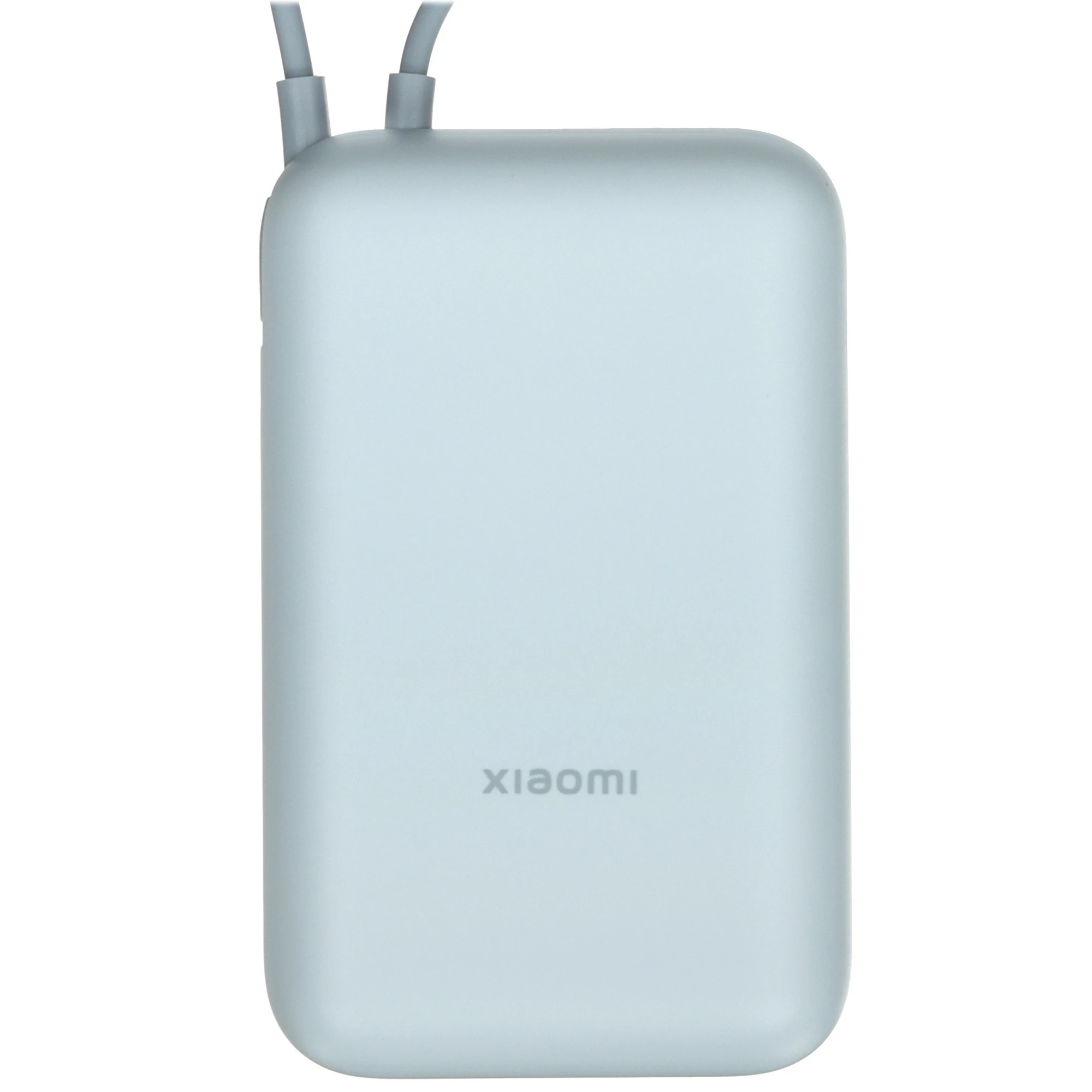 Мобильный аккумулятор Xiaomi Power Bank 10000mAh (встроенный кабель) Ледяной синий GL P15ZM (BHR9073GL)