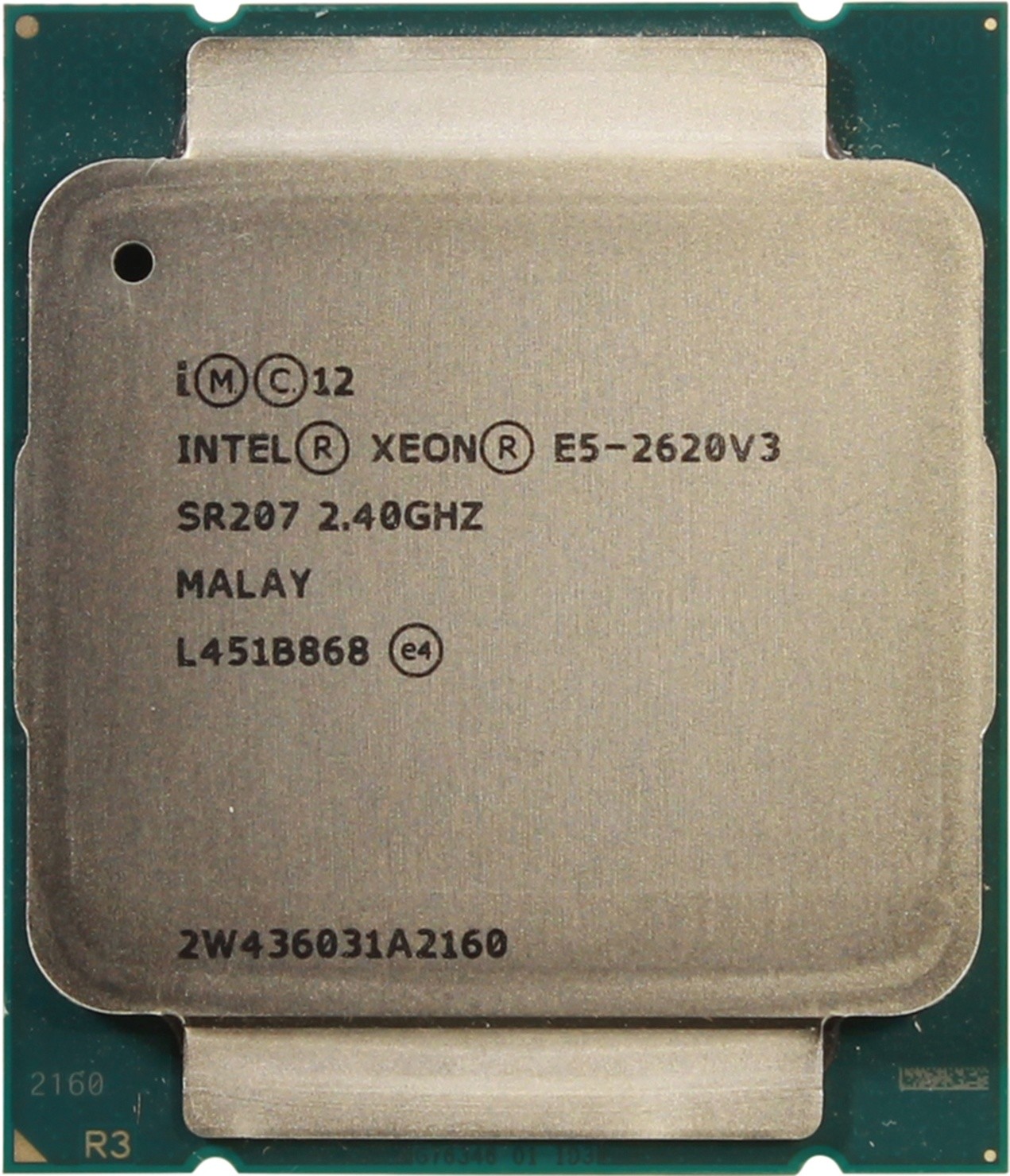 Intel Xeon E5-2620 V3 2.4 GHz/6core/1.5+15Mb/85W/8 GT/s LGA2011-3
