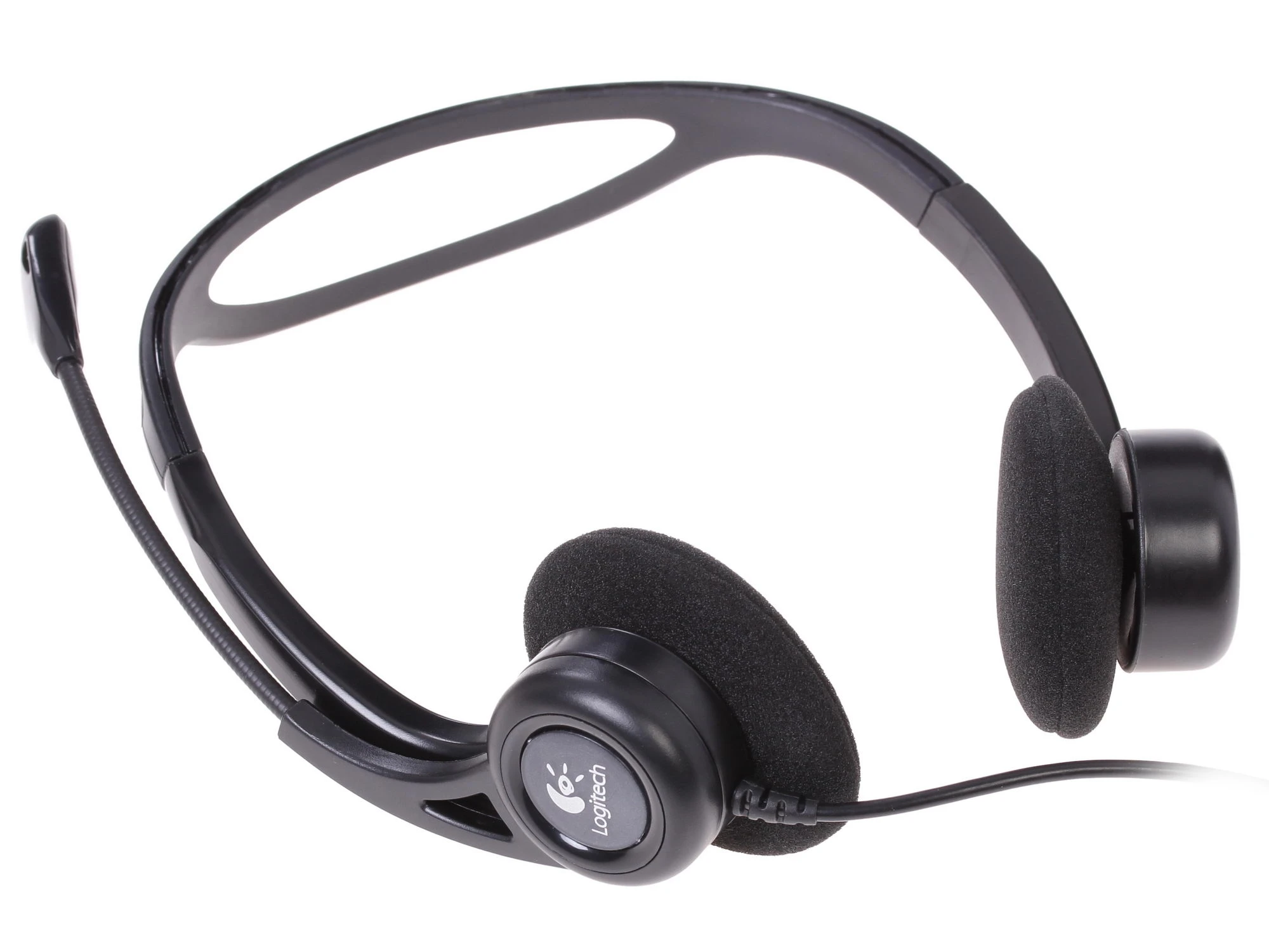 Logitech PC Headset 960 USB (наушники с микрофоном ,с рег.громкости) <981-000100>