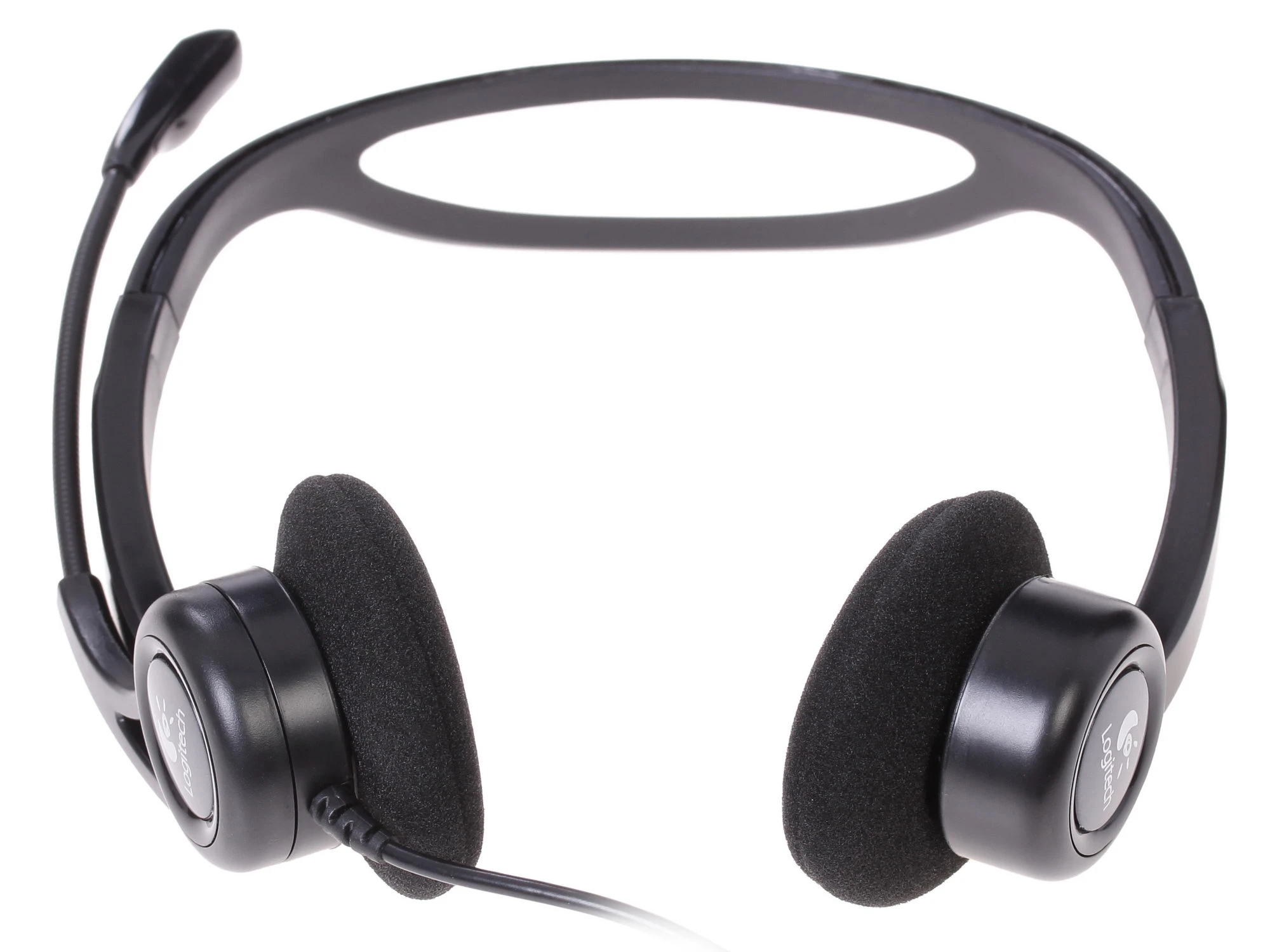Logitech PC Headset 960 USB (наушники с микрофоном ,с рег.громкости) <981-000100>
