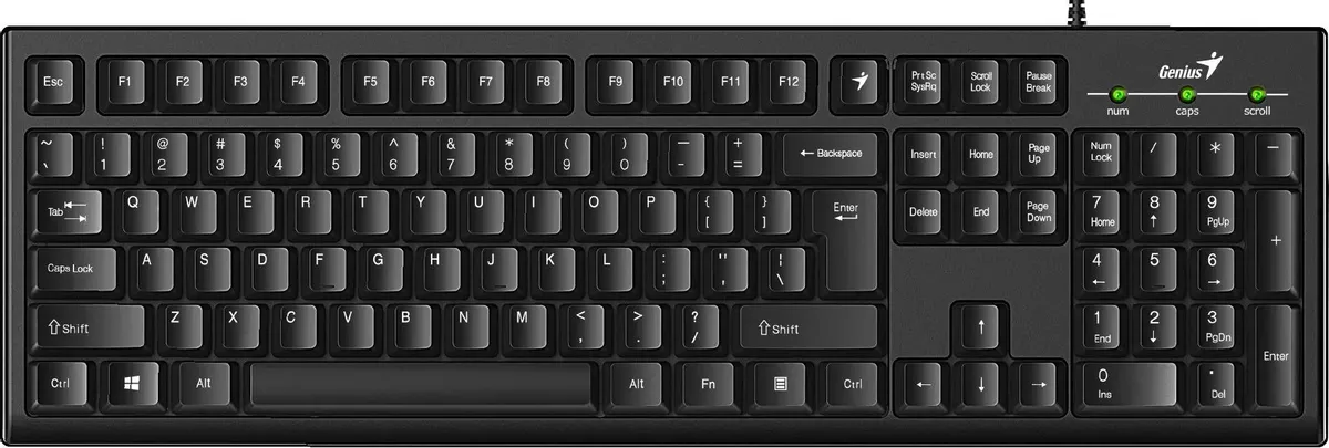 Genius Smart KB-100. кабель 1.5 м. черная 31300005419