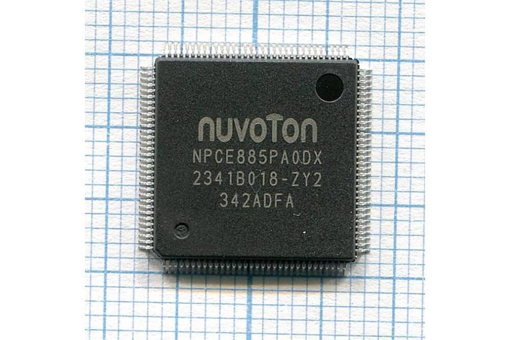 Мультиконтроллер Nuvoton NPCE885PA0DX, LPC, 128 выводов, TQFP